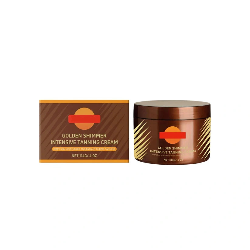 š„2025 Summer Hot Sale- Gold Shimmer Intensive Tanning Gel | Browning & Bronzing Tan Accelerator | Water-Resistant with Carrot and Coconut Oil | Vitamin A & E For Moisture & Hydration | 5 Fl Oz + Spatulaš