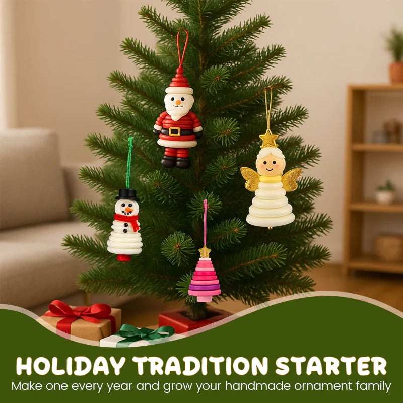🎄Early Christmas Sale 49% OFF☃️ DIY Button Snowman Ornament Kit