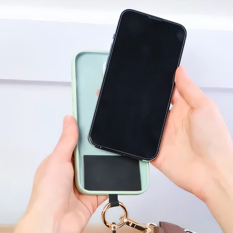 ❣️HOT SALE📱Phone Strap with Zippered Pouch