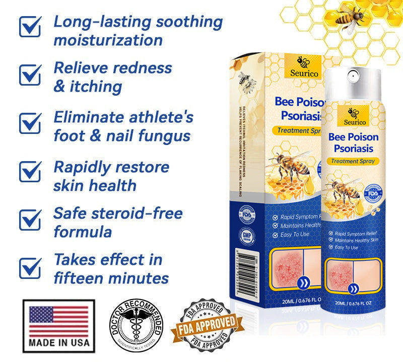 ✨【 official Brand Store】 Last Day Discount: 83% OFF 🌸 Seurico™ PsoriaHeal psoriasis Spray pro