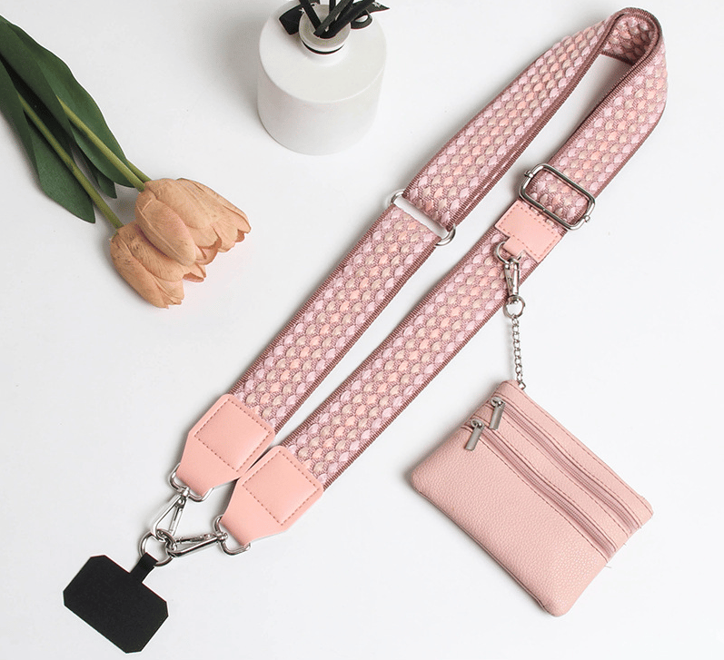 ❣️HOT SALE📱Phone Strap with Zippered Pouch