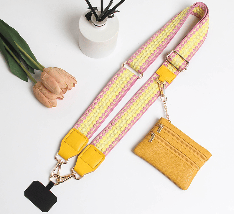 ❣️HOT SALE📱Phone Strap with Zippered Pouch