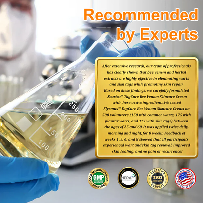 🐝🥇Seurico™ TagCure Bee Venom Cream — Certified by the American Association of Dermatologists (AAD), strong & fast removal of warts, growths & keratosis