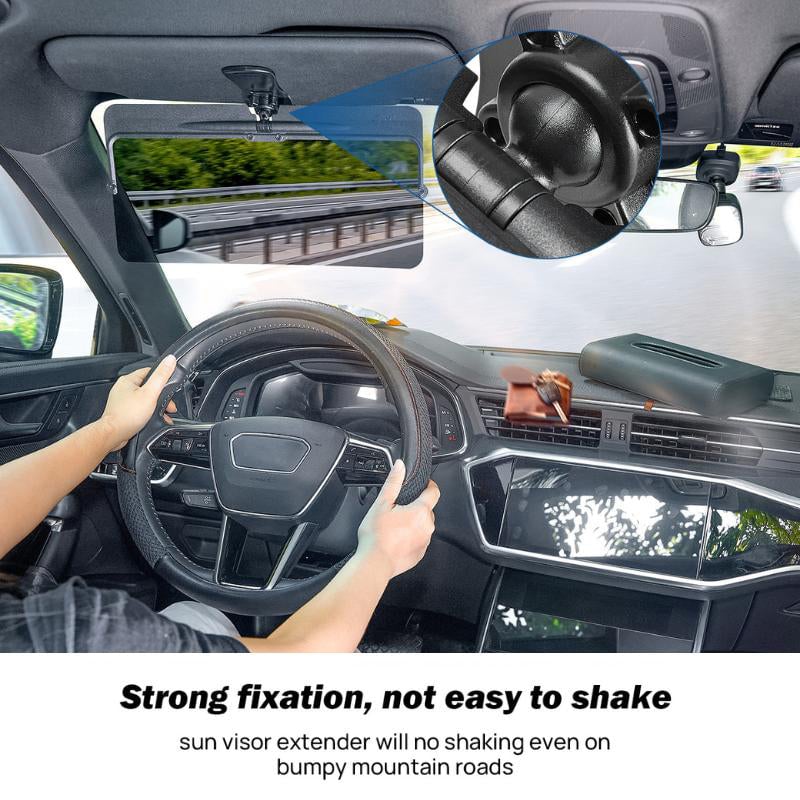 🔥LAST DAY SALE 49% OFF🚗Universal Car Sun Visor With Polarized Glare Protection