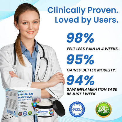 ODALIT™ EnduraHeal Magnesium Pain Relief Cream (Treats Arthritis, Neuropathy, Rheumatism, Sports Injuries & More)