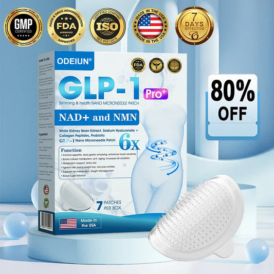 【Last Day Promotion 80% OFF🥇】ODEIUN® GLP-1 & NAD+ Slimming & health NANO MICRONEEDLE PATCH🇺🇸(Zero Pain. 24/7 Release | Lose 20lbs FAST | 90% Sugar Drop | )👨‍⚕️