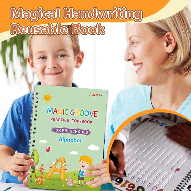 Magical Handwriting Reusable Book