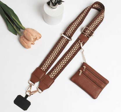 ❣️HOT SALE📱Phone Strap with Zippered Pouch