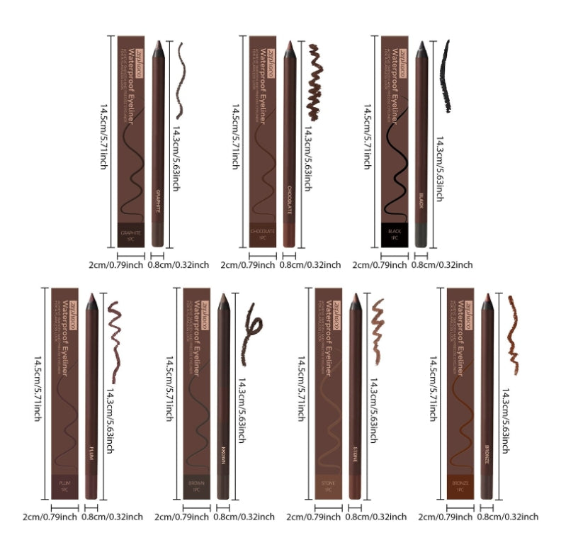🎁Buy 2 Get 1 Free🔥-🌟24 HR Waterproof Eyeliner Duo Sharpenable Eye Pencil💦