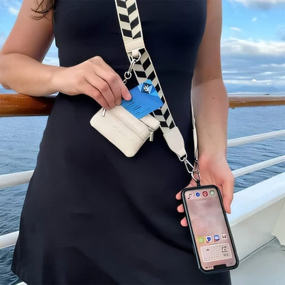 ❣️HOT SALE📱Phone Strap with Zippered Pouch