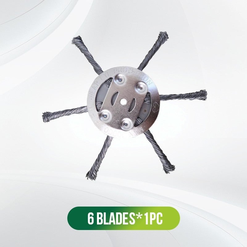 🔥🔥BUY 2 GET 1 FREE 👨‍🌾6 inch Steel Wire Brush Cutter Trimmer Head