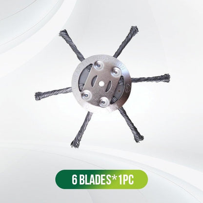 🔥🔥BUY 2 GET 1 FREE 👨‍🌾6 inch Steel Wire Brush Cutter Trimmer Head
