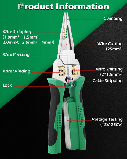 🔥LAST DAY 56% OFF - 🥇8 in 1 Electric Wire Stripper