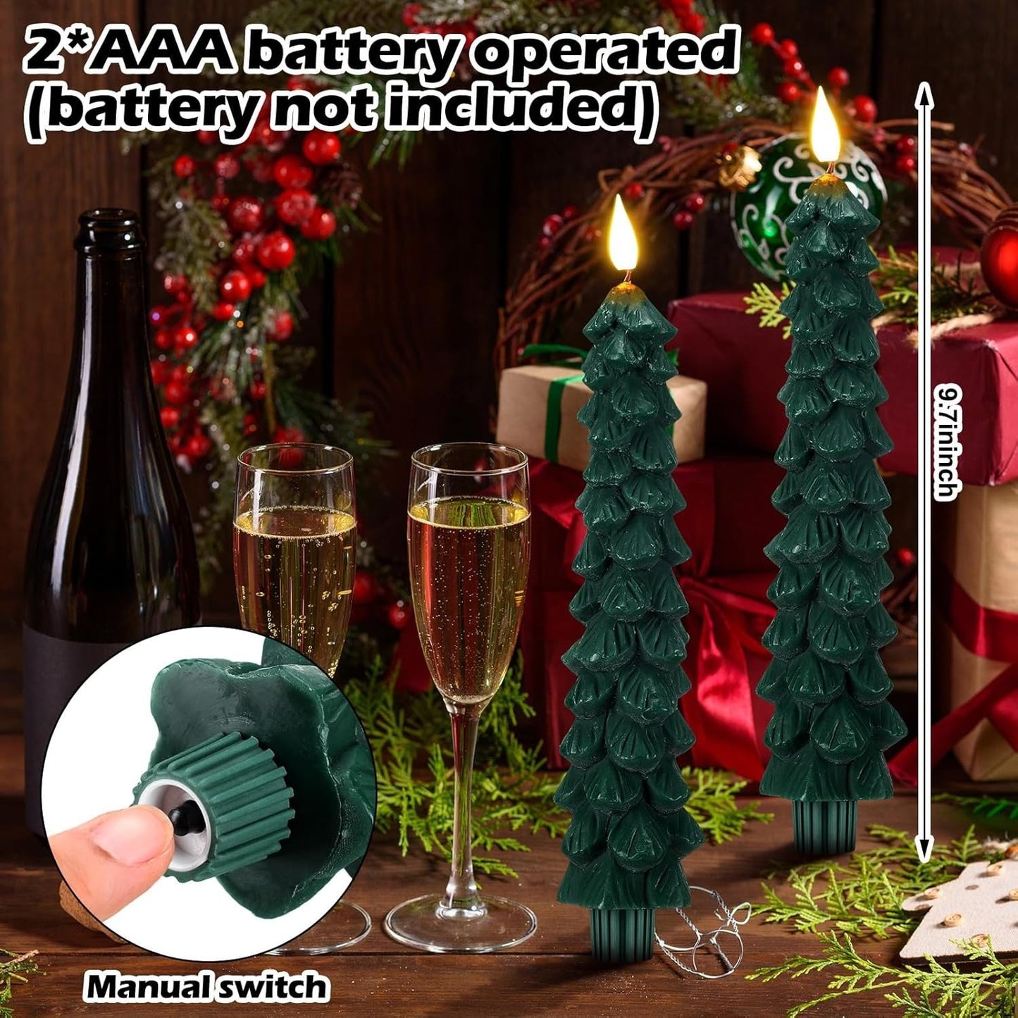 🎁Chirstmas Tree LED Candles