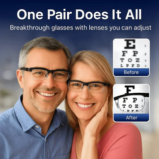 [ADJUSTABLE FOCUS GLASSES】 See Every Moment Clearly With ODALIT™!