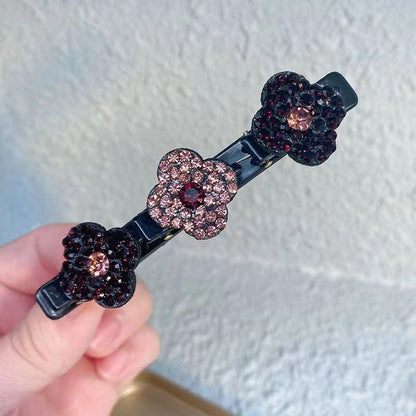 ✨ Last Day 49% OFF 🌸Sparkling Crystal Stone Braided Hair Clips✨