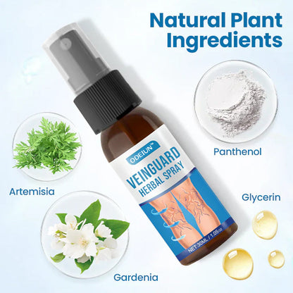🎁Flash Sale - ODEIUN™ VeinGuard Herbal Spray-✅ Clinically proven to eliminate varicose veins in just 7 days!
