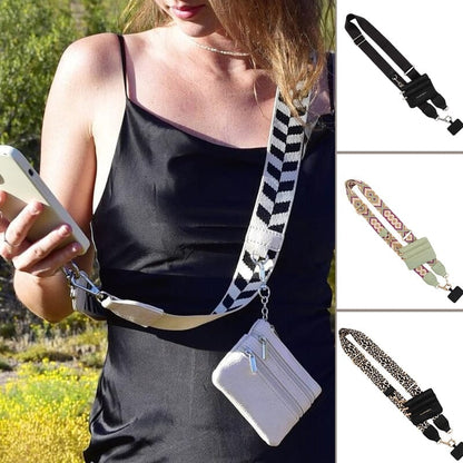 ❣️HOT SALE📱Phone Strap with Zippered Pouch