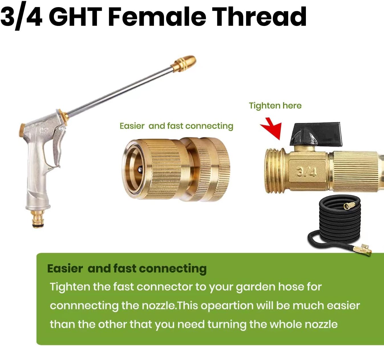 🔥LAST DAY 49% OFF🌸Garden Hose Nozzle💦