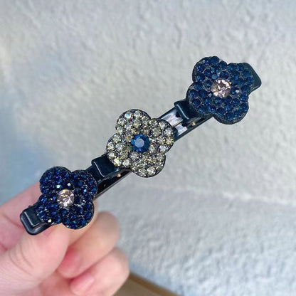 ✨ Last Day 49% OFF 🌸Sparkling Crystal Stone Braided Hair Clips✨