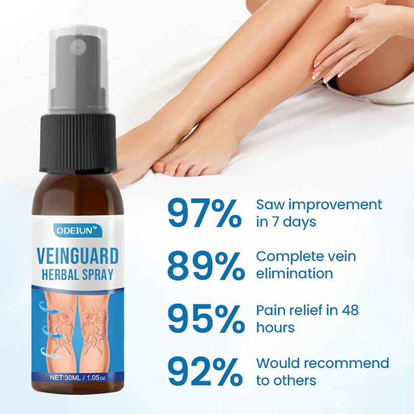 🎁Flash Sale - ODEIUN™ VeinGuard Herbal Spray-✅ Clinically proven to eliminate varicose veins in just 7 days!