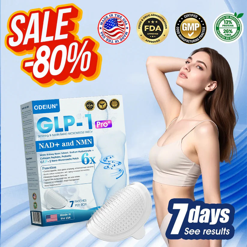 【Last Day Promotion 80% OFF🥇】ODEIUN® GLP-1 & NAD+ Slimming & health NANO MICRONEEDLE PATCH🇺🇸(Zero Pain. 24/7 Release | Lose 20lbs FAST | 90% Sugar Drop | )👨‍⚕️