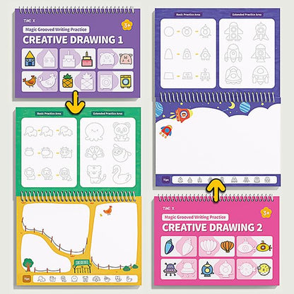 Magical Handwriting Reusable Book
