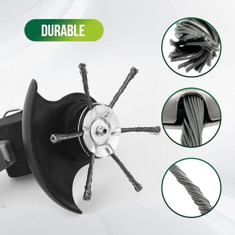 🔥🔥BUY 2 GET 1 FREE 👨‍🌾6 inch Steel Wire Brush Cutter Trimmer Head