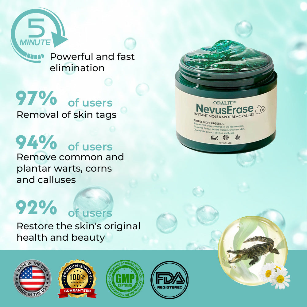✅Official Store: ODALIT™ Nevus Erase Instant Mole & Spot Removal Gel