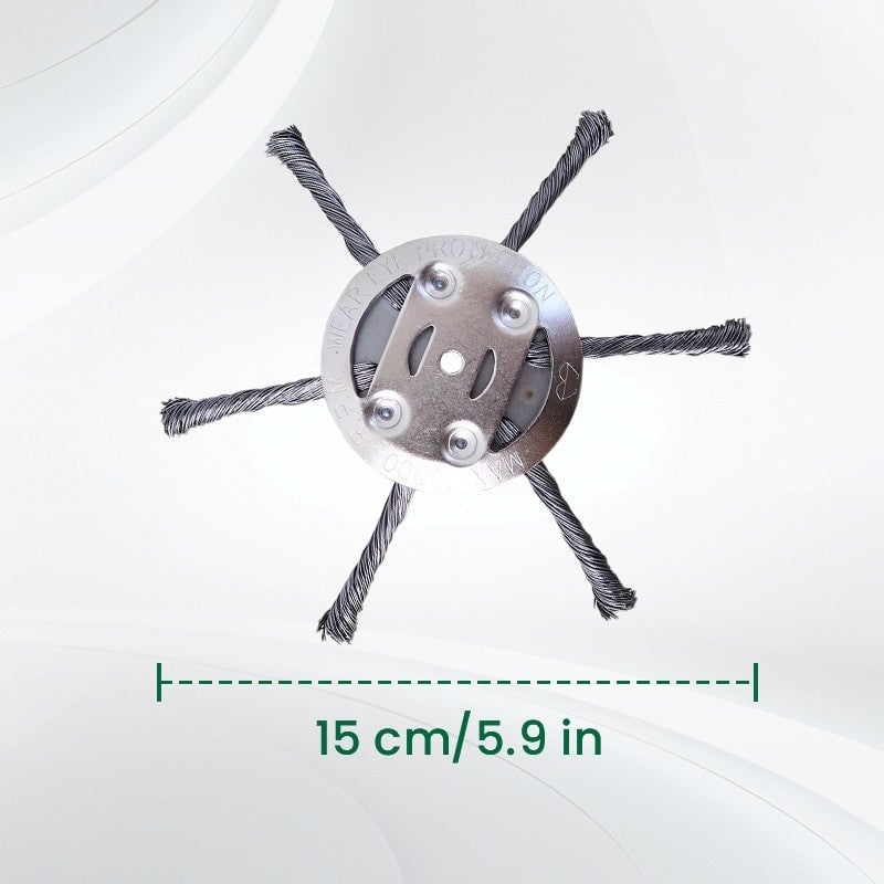 🔥🔥BUY 2 GET 1 FREE 👨‍🌾6 inch Steel Wire Brush Cutter Trimmer Head