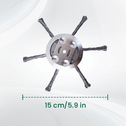 🔥🔥BUY 2 GET 1 FREE 👨‍🌾6 inch Steel Wire Brush Cutter Trimmer Head