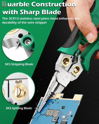 🔥LAST DAY 56% OFF - 🥇8 in 1 Electric Wire Stripper