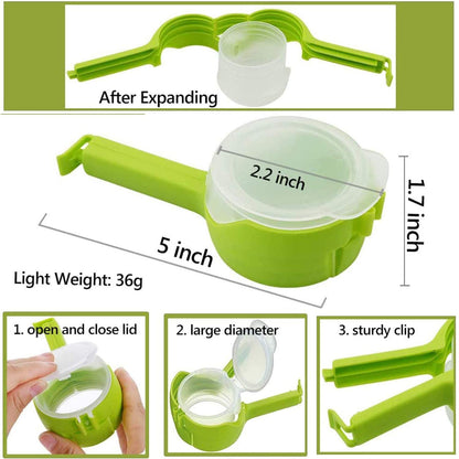 🛒✨ Lock in Freshness with Food Storage Sealing Clips Featuring Easy-Pour Spouts! 🍽️🔗