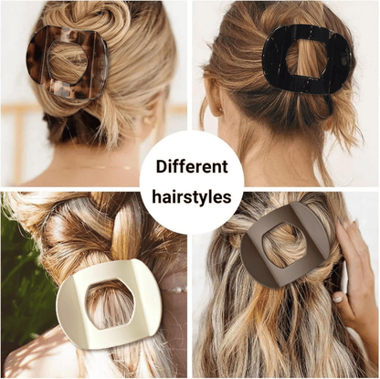 🎁Only $15.99 Last Day Promotion!🎁💖Casual Versatile Solid Colour Lay Flat Hair Clip