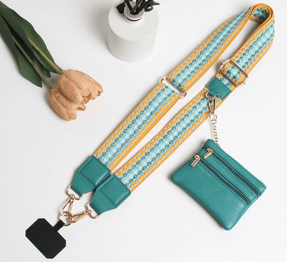 ❣️HOT SALE📱Phone Strap with Zippered Pouch