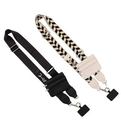 ❣️HOT SALE📱Phone Strap with Zippered Pouch