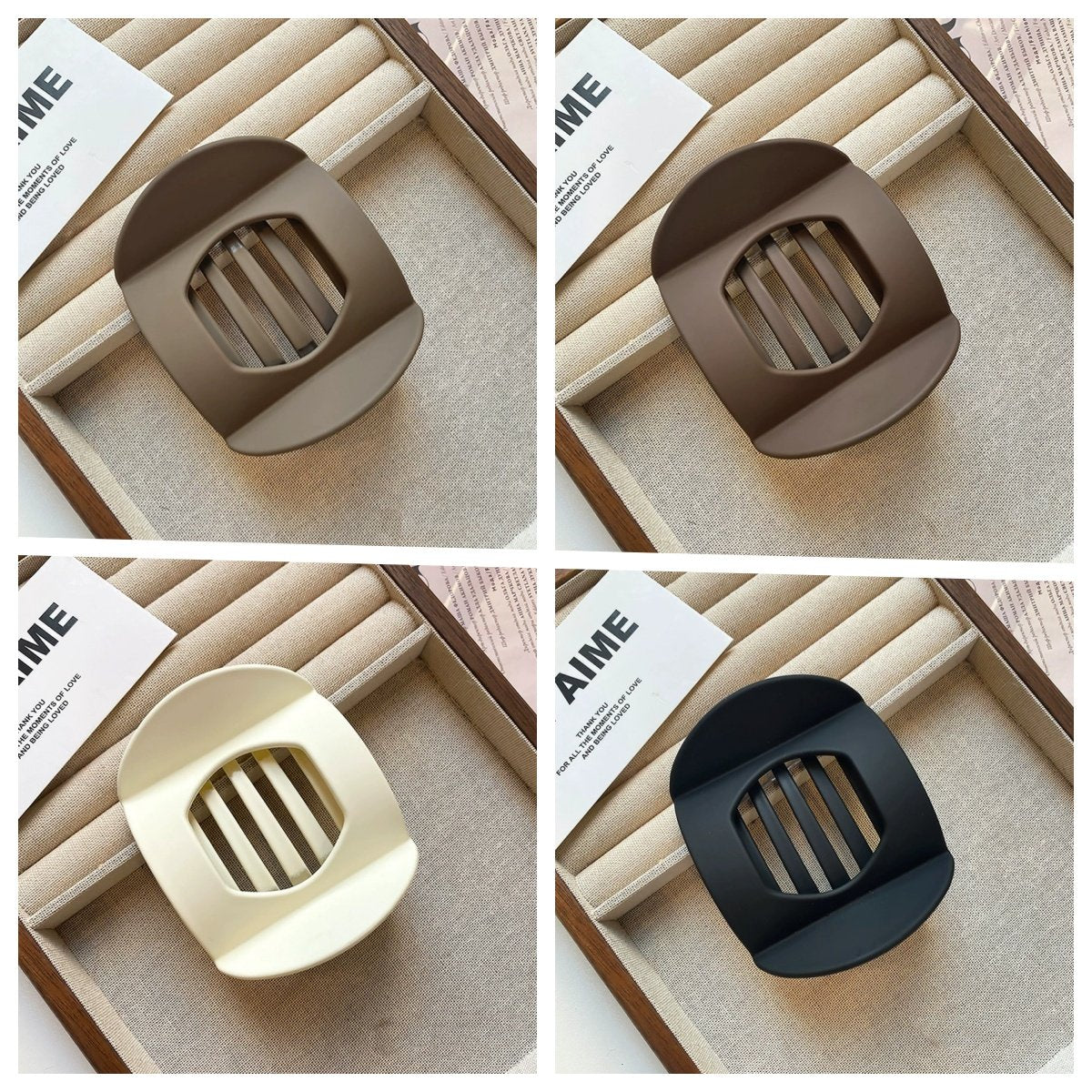 🎁Only $15.99 Last Day Promotion!🎁💖Casual Versatile Solid Colour Lay Flat Hair Clip
