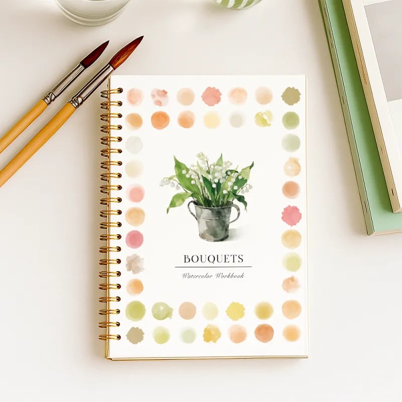🔥LAST DAY SALE 49% OFF 🖼️Beginner-Friendly💕 Watercolor Workbook