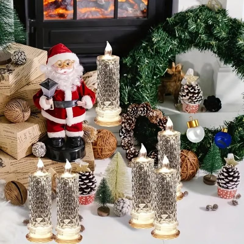 🔥🔥BUY 2 GET 1 FREE 🎁 LED Crystal Candleholder Lamp Set - Romantic Desktop Night Light