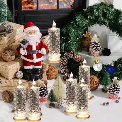 🔥🔥BUY 2 GET 1 FREE 🎁 LED Crystal Candleholder Lamp Set - Romantic Desktop Night Light