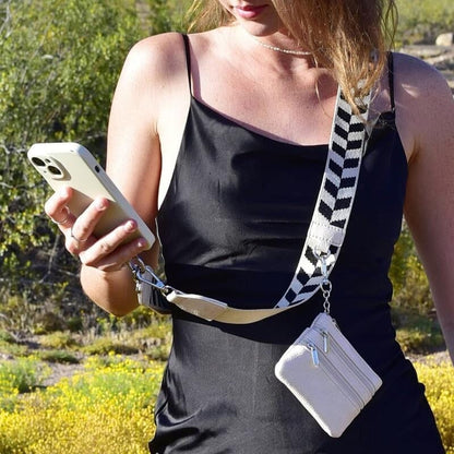 ❣️HOT SALE📱Phone Strap with Zippered Pouch