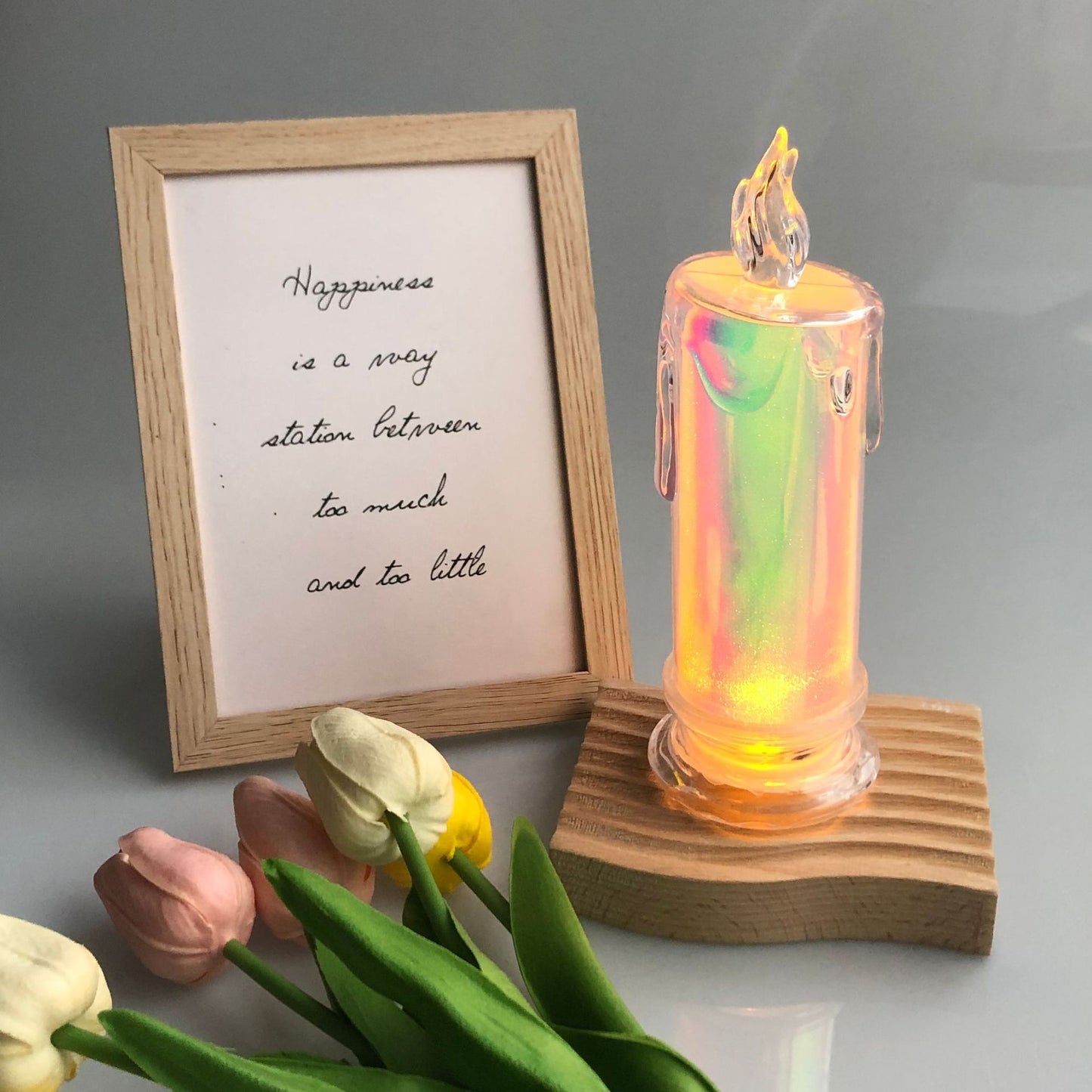 🔥🔥BUY 2 GET 1 FREE 🎁 LED Crystal Candleholder Lamp Set - Romantic Desktop Night Light