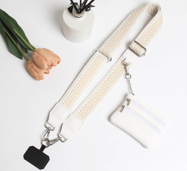 ❣️HOT SALE📱Phone Strap with Zippered Pouch