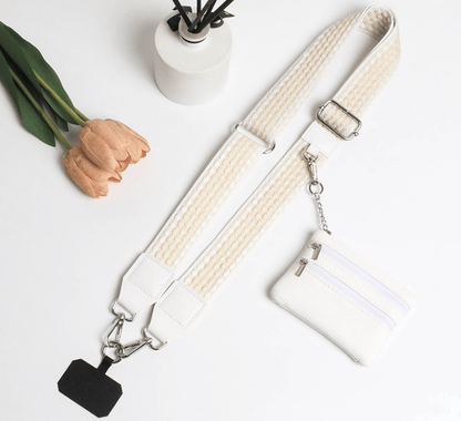 ❣️HOT SALE📱Phone Strap with Zippered Pouch