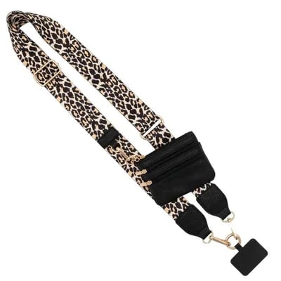 ❣️HOT SALE📱Phone Strap with Zippered Pouch
