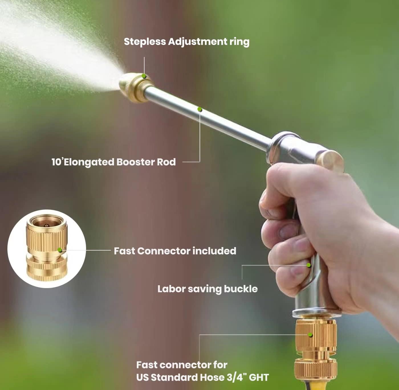 🔥LAST DAY 49% OFF🌸Garden Hose Nozzle💦