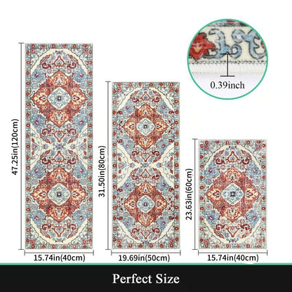 💖💖Boho Washable Kitchen Rugs Sets of 3 - Non Slip Kitchen Rugs