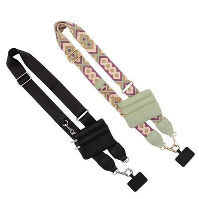 ❣️HOT SALE📱Phone Strap with Zippered Pouch