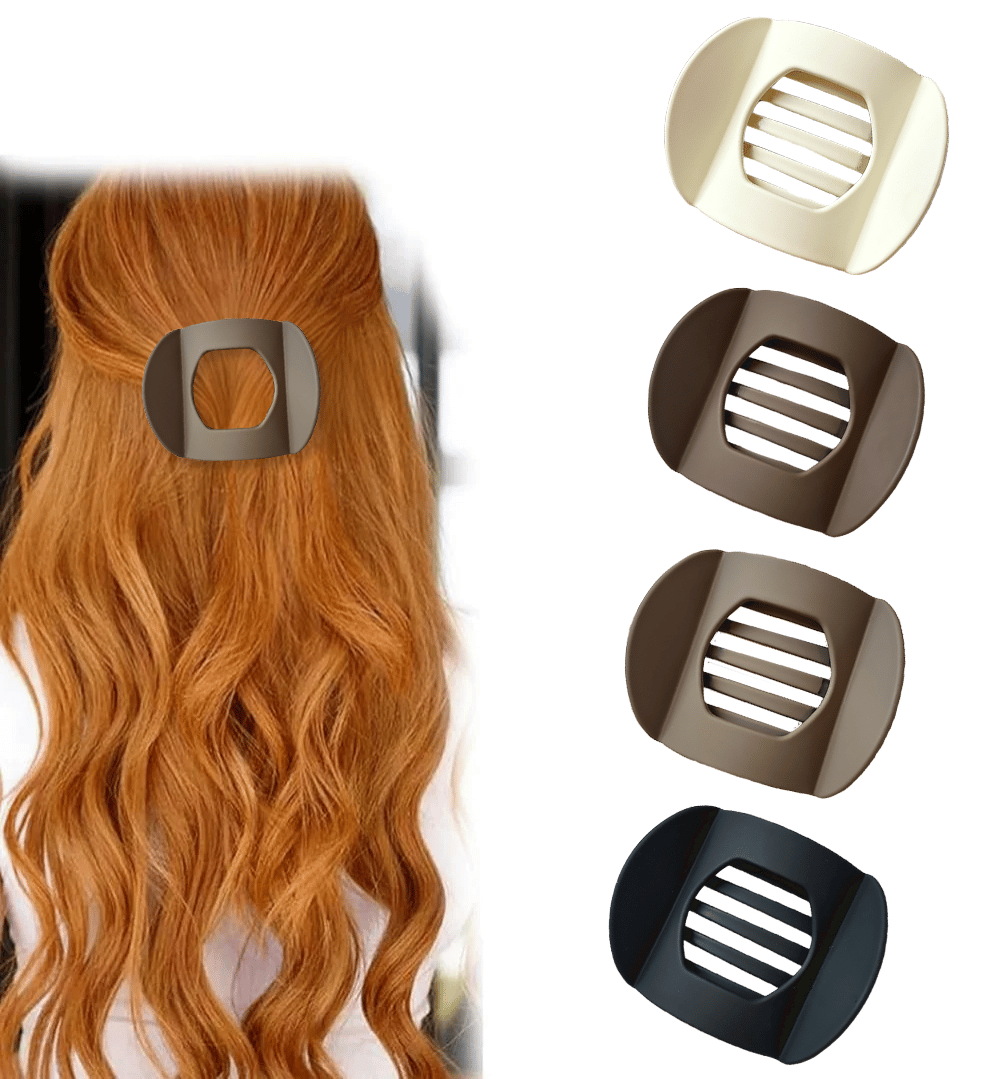 🎁Only $15.99 Last Day Promotion!🎁💖Casual Versatile Solid Colour Lay Flat Hair Clip