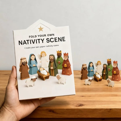 🔥Last Day 49% OFF - DIY Paper Nativity Scene✨(Suitable for beginners)